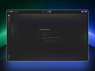Codient | AI Code Editor web app Animation 3d ai animation artificial intelligent bento layout chat ai clean code code editor code editor web app dark mode development features features section landing page saas ui design web app web design website design