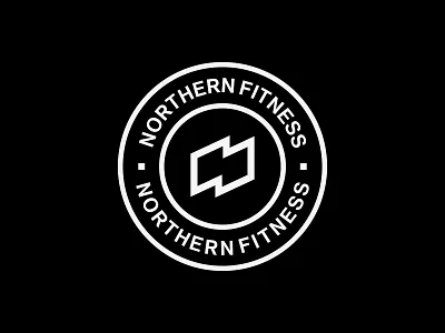 Northern Fitness badge emblem graphic design logo logo design logo designer logo designers logo designs logos