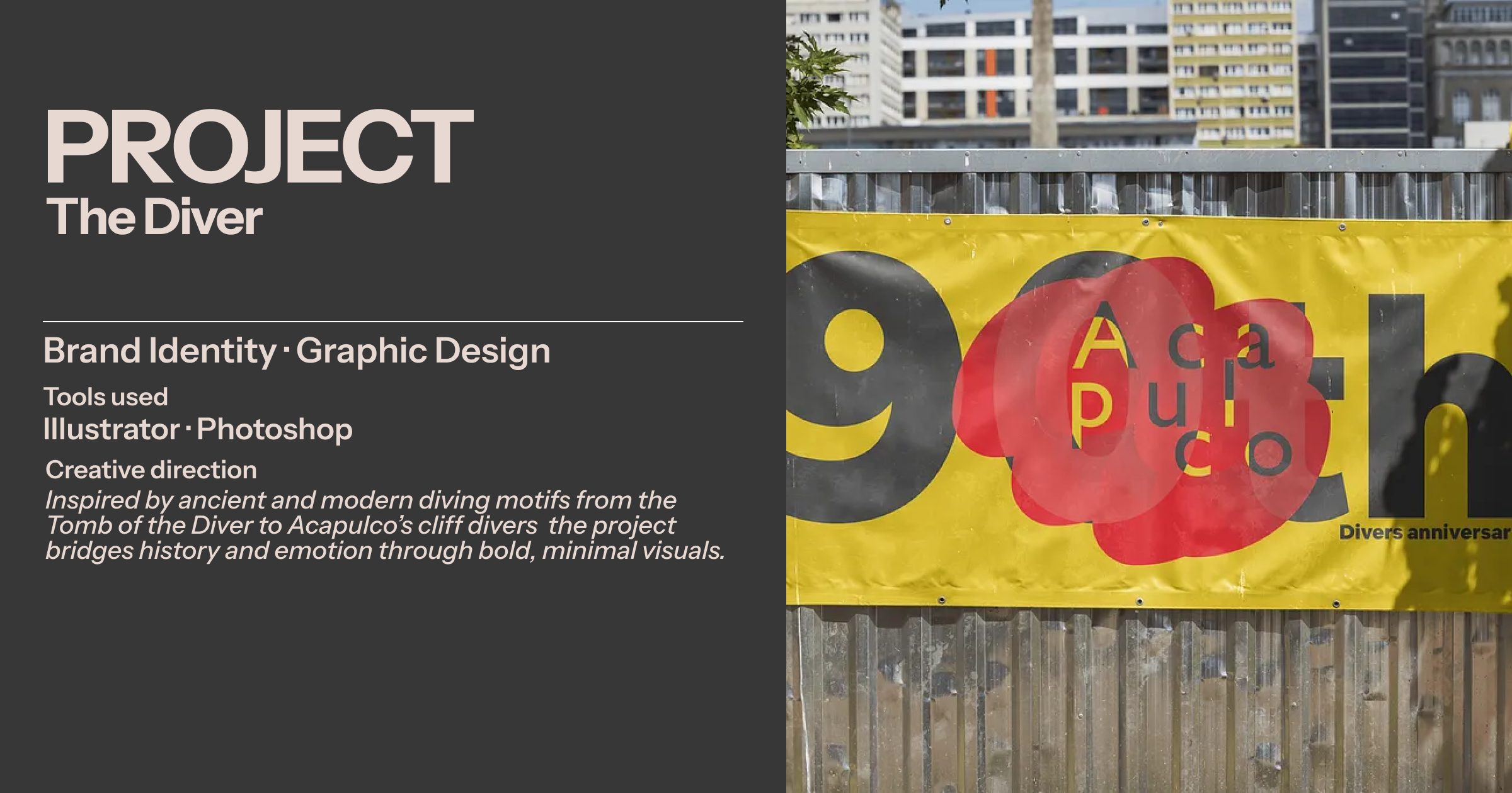 The Diver Commemorative Visual Identity design graphic design illustration