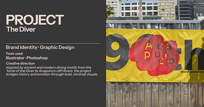 The Diver Commemorative Visual Identity design graphic design illustration