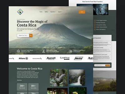 Explore Paradise - Travel Website Landing Page Design design designinspiration designrevamp dribbble dribbblecomeback figmadesign landingpage ui uidesign webdesign