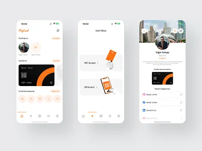 MyCard App UI Designs app branding figma graphic design mobile app product design ui ux