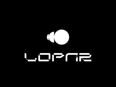 Lopar brand identity custom typography futuristic golf accessories golf bags golf brand golf branding illustration minimal modern optical illusion packaging design typography