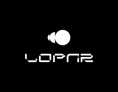 Lopar brand identity custom typography futuristic golf accessories golf bags golf brand golf branding illustration minimal modern optical illusion packaging design typography