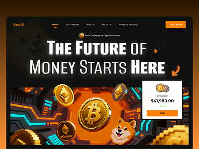 Crypto and exchange web ui design blockchain crypto crypto market crypto plarform crypto platform crypto trading crypto wallet crypto web cryptocurrency design ethereum exchange finance finance website fintech ui ux web web design website