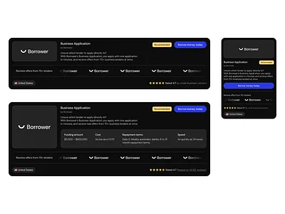 Marketplace Card Ui ads card design finance marketplace store ui ui design uiux