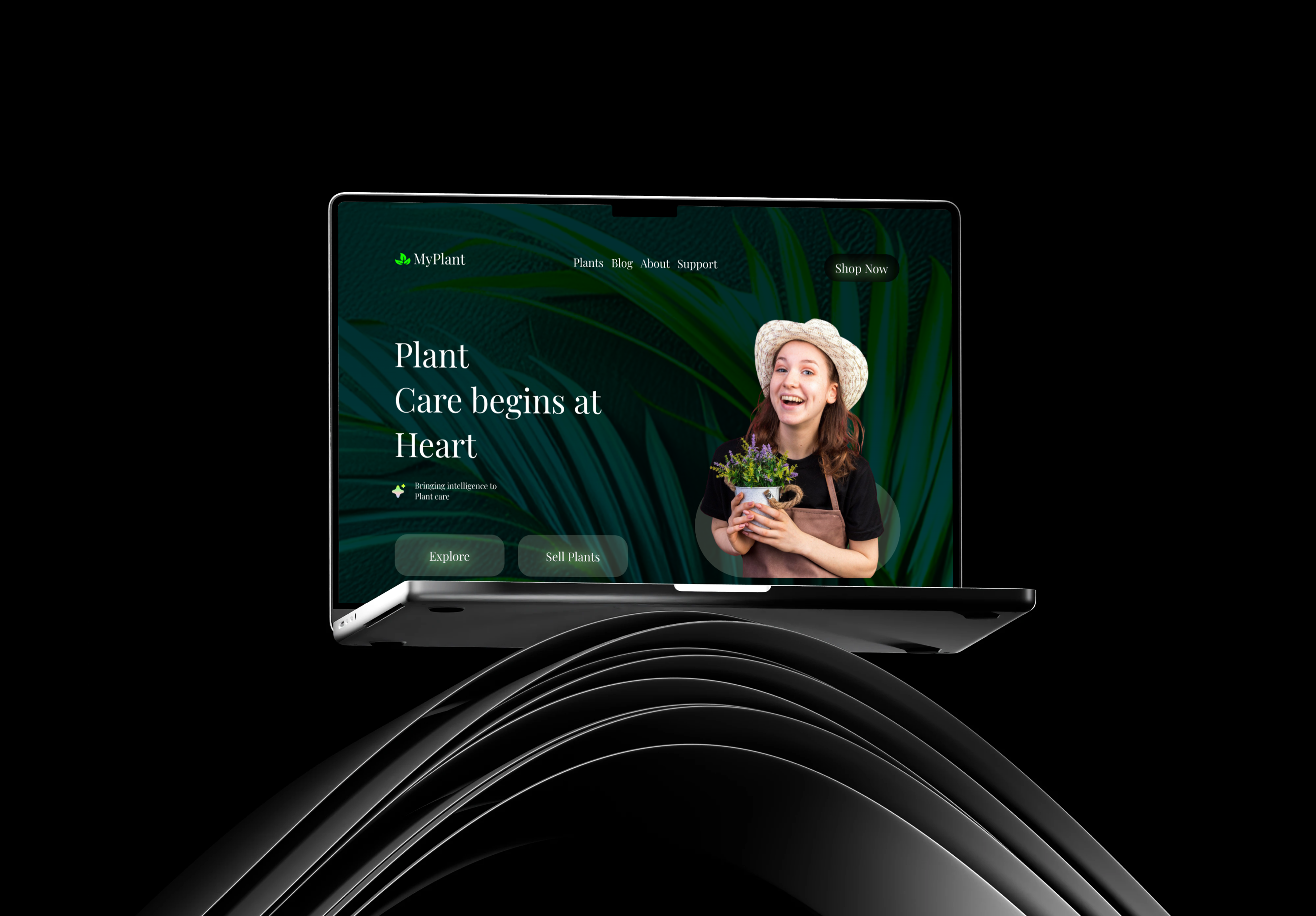 MyPlant — Responsive E-Commerce Website 3d branding dribbble ecommerce figma graphic design ui uiux uxdesign website design websitedesign