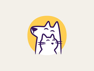 Padbury Vet Clinic cat design dog graphic design illustration logo pet vector vet