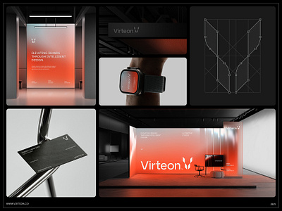 Virteon™ bento brand identity branding concept design creative creative design creative designer creative studio design designer graphic design graphic designer logo logo design logo designer logo love logomark logotype virteon visual identity