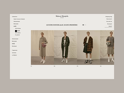 MM Collection Page Redesign 2019 design digital ecommerce fashion ui ux web webdesign