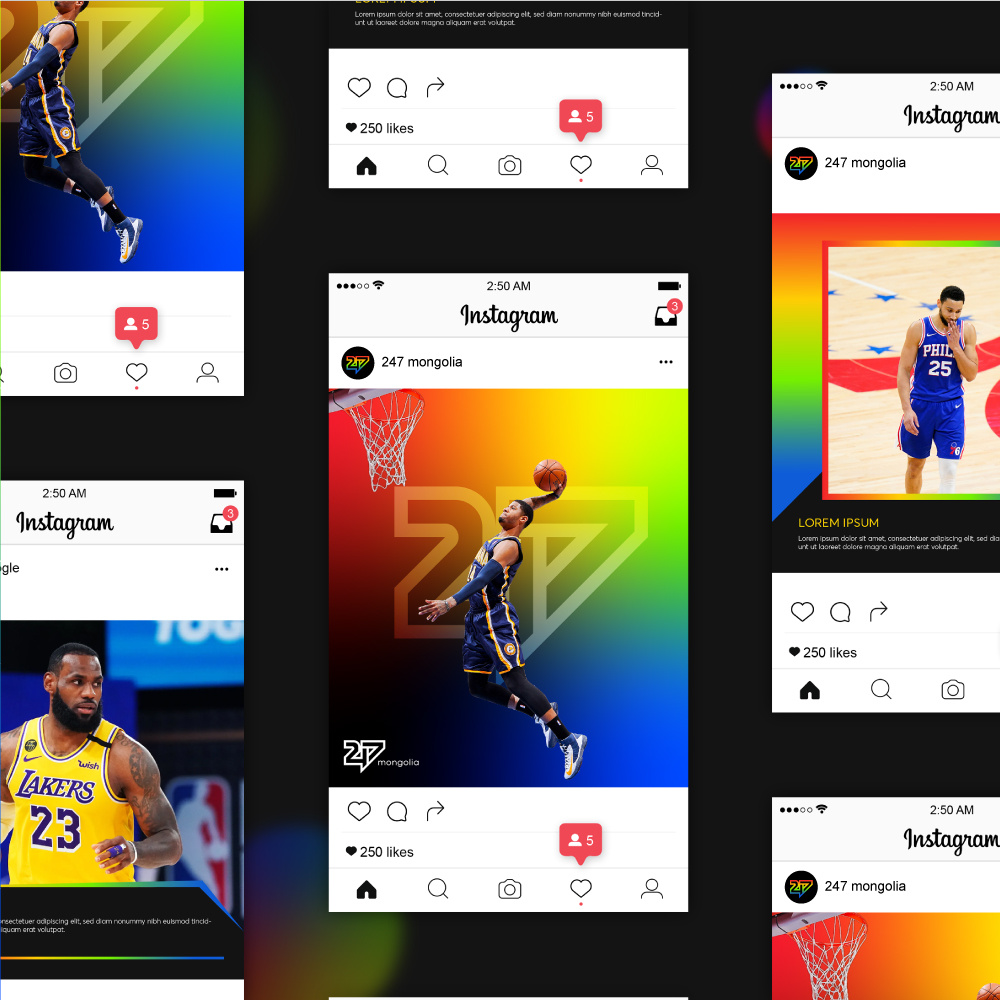 24/7 - Visual Identity 247 logo bet logo brand identity branding design dribbble dribbble best shot gradient logo graphic design logo logo design mongolia sane sane designer seven logo sport brand sport brand logo sport logo vector visual idenity