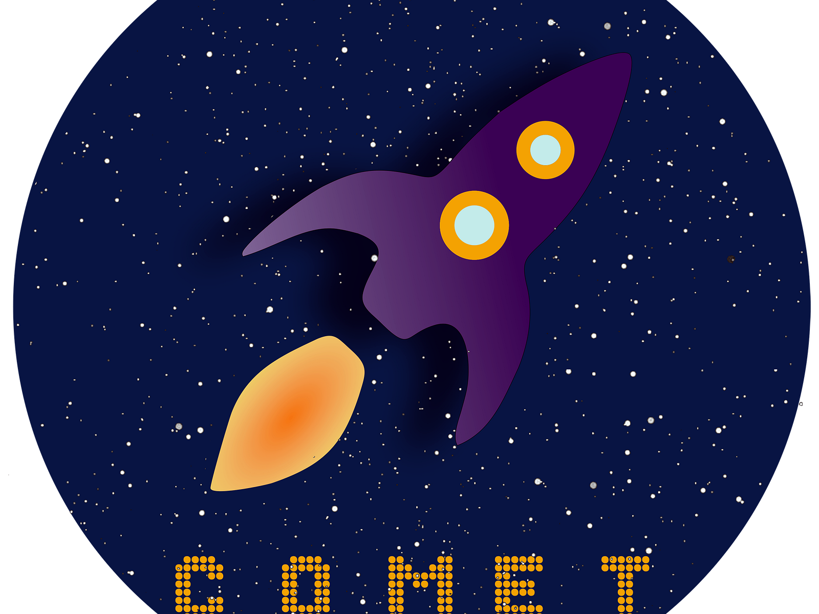 Comet Logo by Pratyushi Gupta on Dribbble