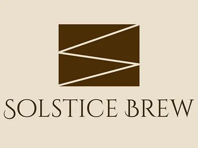 Solstice Brew Coffee and Space branding graphic design logo