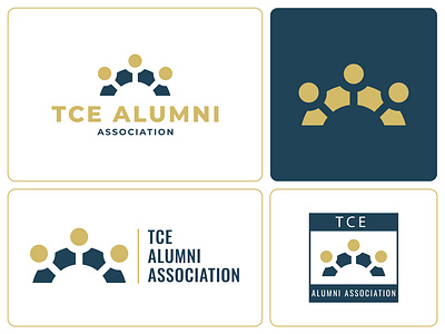 TCE - Alumni Association Logo 3d abstract alumni assoaciation logo alumni group logo alumni logo association logo branding community logo company logo education logo graphic design logo logo lockup variation minimal tce alumni association