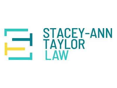 Stacey-Ann Taylor Law Logo Design branding graphic design law firm logo design law firm web design law firm website law firm website design logo