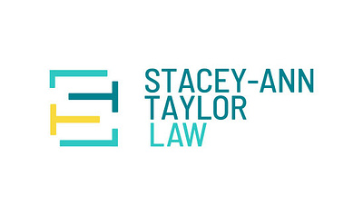 Stacey-Ann Taylor Law Logo Design branding graphic design law firm logo design law firm web design law firm website law firm website design logo