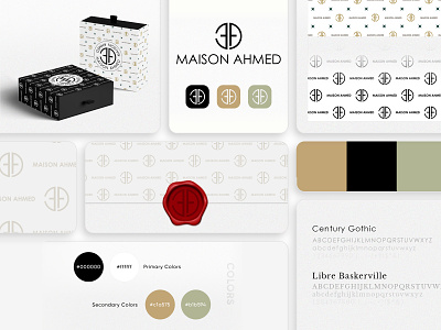 Maison Ahmed: Brand Identity branding design graphic design logo typography