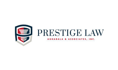 Prestige Law Logo Design branding graphic design law firm logo design law firm web design law firm website law firm website design logo