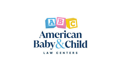 American Baby & Child Law Centers Logo Design branding graphic design law firm logo design law firm web design law firm website law firm website design logo