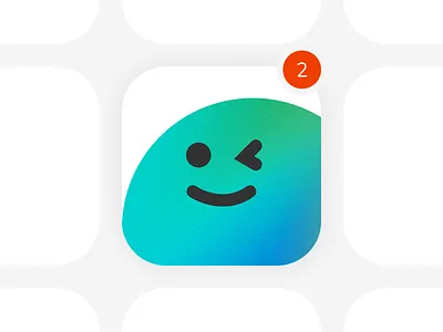 Happy Face App Icon app branding design illustration ui ux