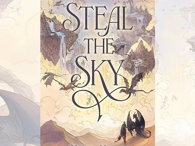 Danlin Zhang for Steal The Sky book cover art book covers book jackets books conceptual illustration dragons editorial illustration fantasy fantasy novels illustration illustrationart illustrationartist illustrationzone illustrator maria massino steal the sky