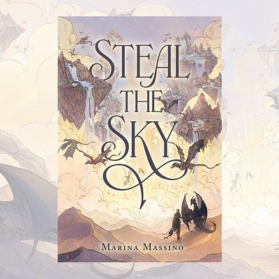 Danlin Zhang for Steal The Sky book cover art book covers book jackets books conceptual illustration dragons editorial illustration fantasy fantasy novels illustration illustrationart illustrationartist illustrationzone illustrator maria massino steal the sky