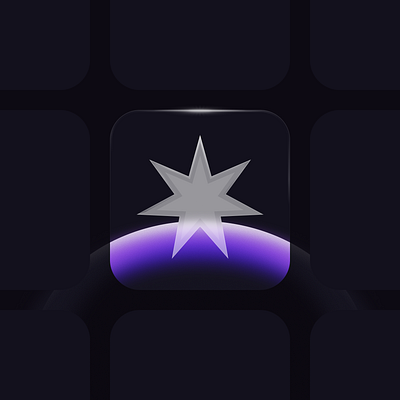 Galaxy Star App Icon app branding illustration ui ux