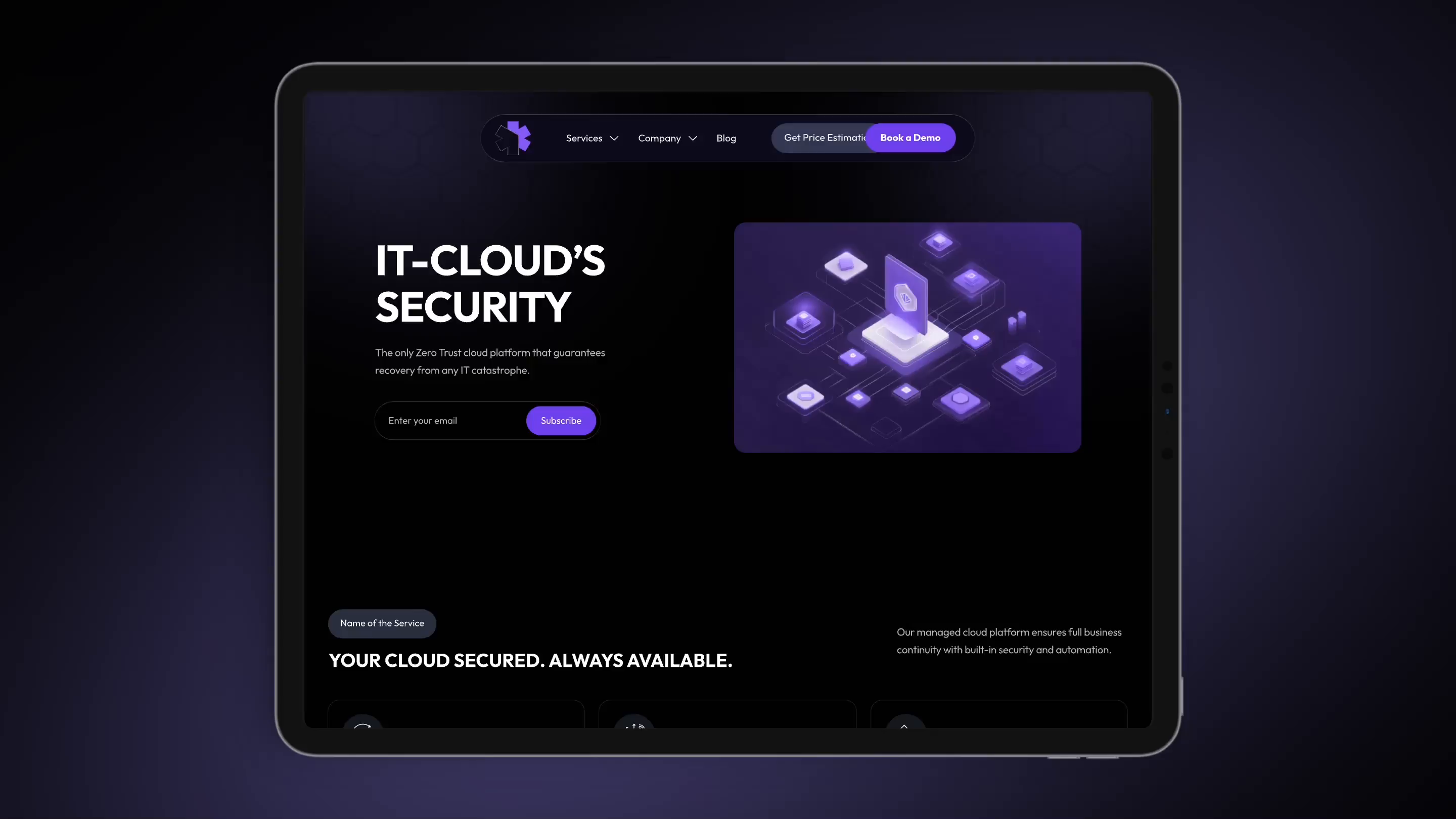 Example of Web App Design