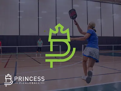 Pickleball Logo brand logo brand logo mark branding business logo company logo creative logo crown logo design game development logo gaming company logo gaming logo illustration logo design packleball pickleball club logo pickleball logo princes pickleball logo professional logo