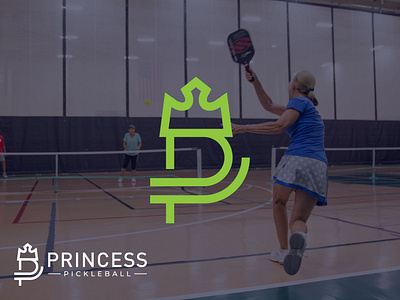 Pickleball Logo brand logo brand logo mark branding business logo company logo creative logo crown logo design game development logo gaming company logo gaming logo illustration logo design packleball pickleball club logo pickleball logo princes pickleball logo professional logo