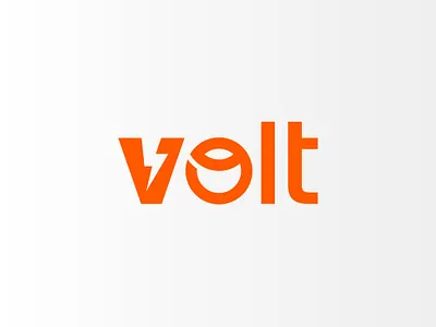 Wordmark Volt Logo Design branding car charging design energy logo flash logo green energy icon lightning logo logotype power logo v energy v logo v power v volt volt volt logo voltage voltage logo wordmark logo