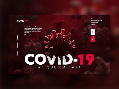 Covid-19 Web Interface | UI/UX Design figma graphic design interface service ui ux web website