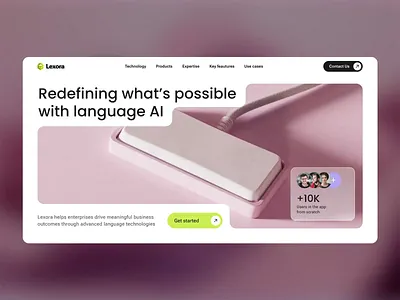 AI For Business | AI Innovation | NLP Platform | B2B AI | UIUX ai for business ai innovation ai landing page ai solutions ai technology animation b2b ai company website enterprise ai generative visuals landing page design modern design nlp platform product design responsive design ui ux voice synthesis web design web interface design website design