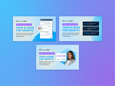 AI Assistant Email Headers ai ai assistant brand brand design branding dental dental software dental software marketing design email email marketing graphic design layout design marketing marketing design typography