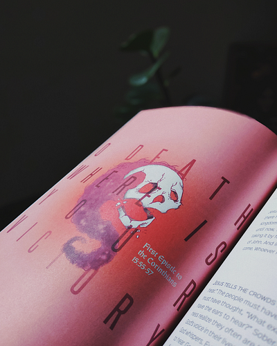 Advent Companion: O Death! advent book digital art editorial graphite illustration mementomori mixedmedia odeath print wacom