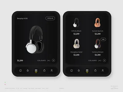 Bang & Olufsen — App Concept app design art direction creative digital art ecommerce graphic design mobile ui modern premium ui ui design visual design