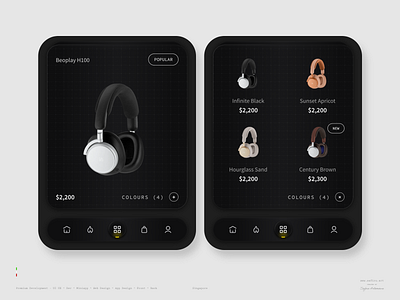 Bang & Olufsen — App Concept app design art direction creative digital art ecommerce graphic design mobile ui modern premium ui ui design visual design