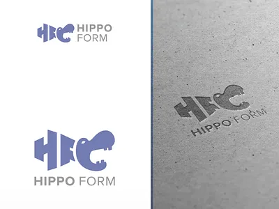 Hippo Form Logo — Brand Style for Steel Kitchenware Manufacture animal logo brand manual brand style guide hippo minimal logo industrial branding industry logo kitchenware branding letter logo lettering logo logo identity logo usage guide metal brand identity minimal logo minimalist brand design product manufacturer stainless steel brand typography logo