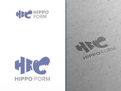 Hippo Form Logo — Brand Style for Steel Kitchenware Manufacture animal logo brand manual brand style guide hippo minimal logo industrial branding industry logo kitchenware branding letter logo lettering logo logo identity logo usage guide metal brand identity minimal logo minimalist brand design product manufacturer stainless steel brand typography logo