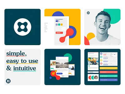 ContentCal Visual Identity Assets brand brand identity branding design graphic design logo visual identity website design