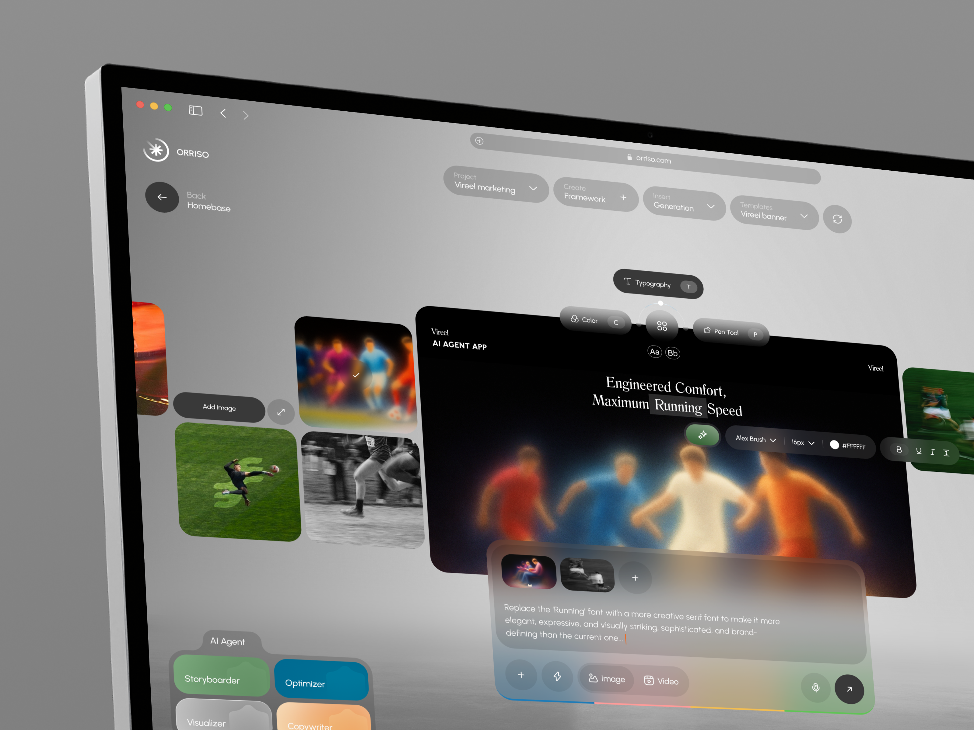 Orriso Dashboard – AI Workspace SaaS a admin ai app automation b2b creative crm dashboard design interface mobile saas ui ui design ux ux design web web app workspace