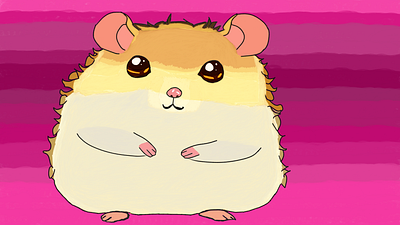 hamsterio animal animalart clipstudiopaint csp digitalart digitalillustration hamster illustration stylized
