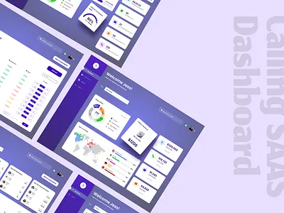 Call Stats Dashboard branding calling dashboard dashboard dashboard light graphic design saas dashboard ui