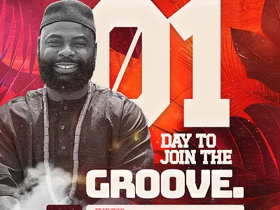 African Groove Count Down Design branding graphic design