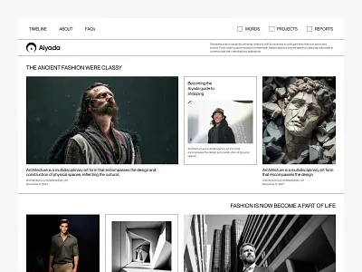 Ancient fashion sense UI concept aesthetic design ancient shot clean clean layout cloths and fashion creative design fashion design graphic design home page landing page minimal minimalist popular design simple design ui ux web design