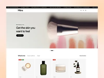 Shopify Single Product Website bigcommerce ecommerce landing page shopify shopify design shopify ecommerce shopify store shopify store design shopify website skincare ui ux website