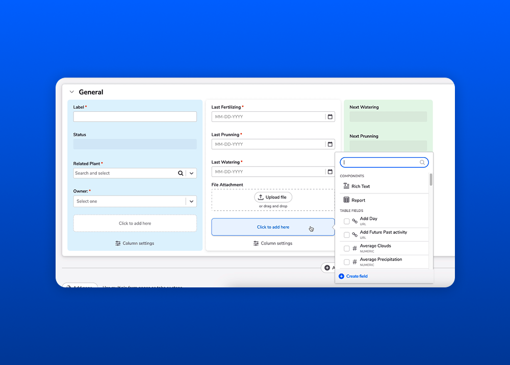 Quickbase Form Builder accessibility app design corporate drag n drop enterprise form builder prototyping ui design usability user testing ux design