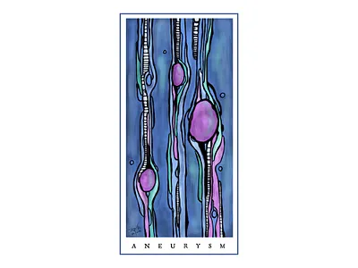 Aneurysm - painting abstract creative fine art gallery painter painting surrealism unique