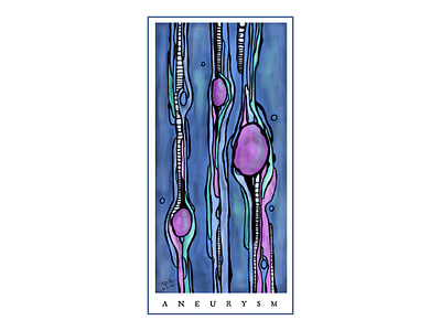 Aneurysm - painting abstract creative fine art gallery painter painting surrealism unique