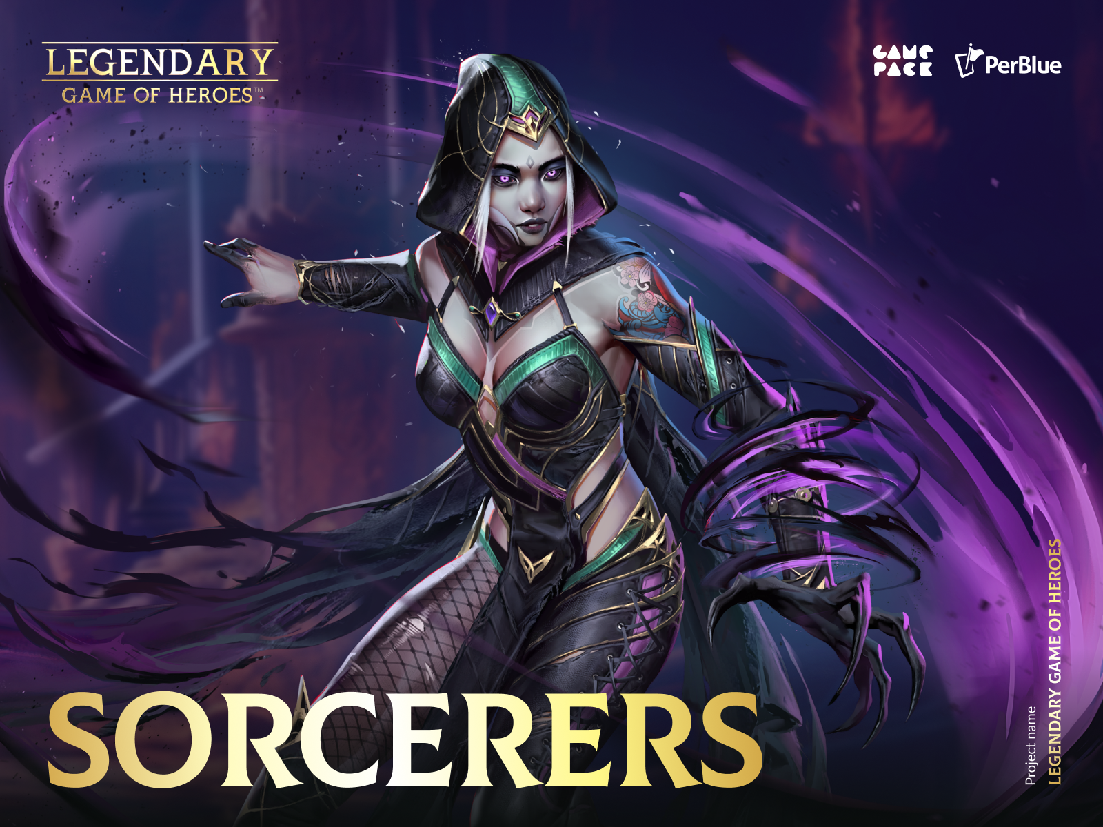 Legendary: Games of Heroes - 2D Characters (Sorcerers & Wizards) 2d characters character character art character creation character design characters dark fantasy fantasy game art game character game characters gaming magic magician mystic mythical sorcerer wizard wizards